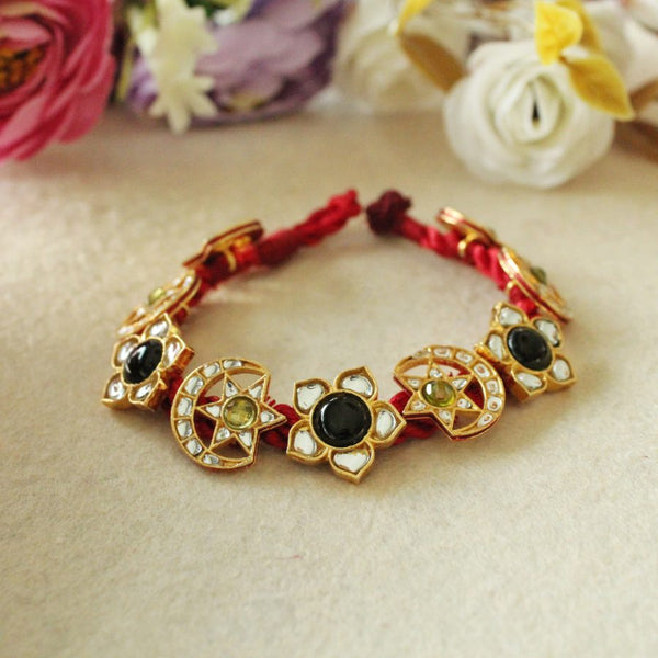 Bracelet with Kundan Work (6239975538871)