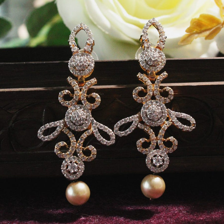 Earrings with Pearls (6239975309495)