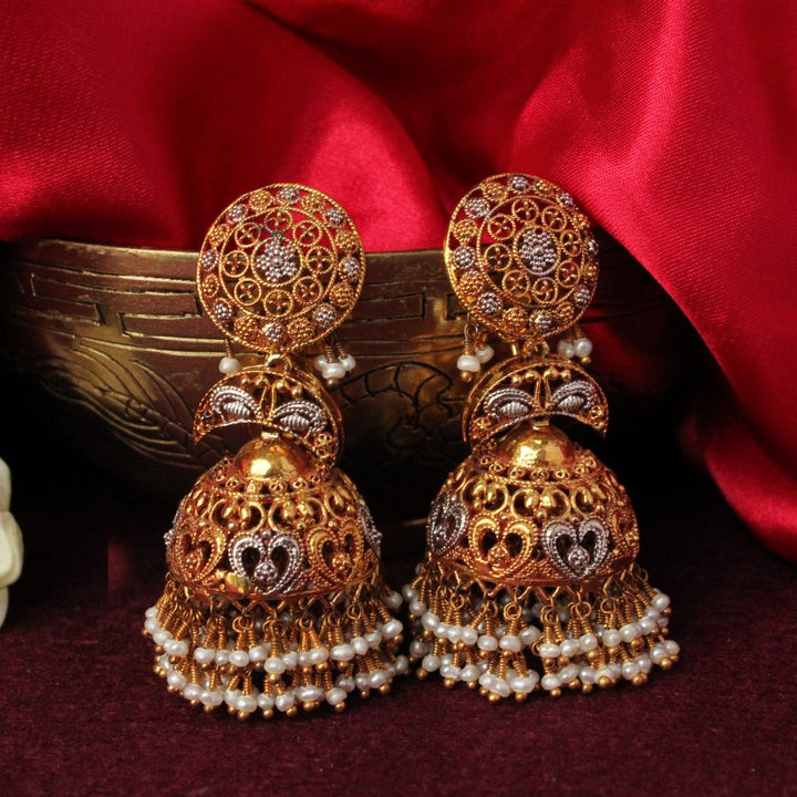 Earrings with Pearls (6239977865399)