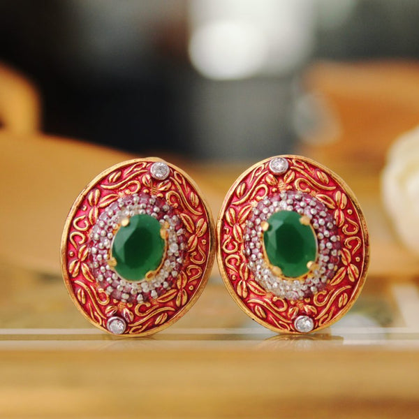 Tops in Jade, Zircons and Enamel