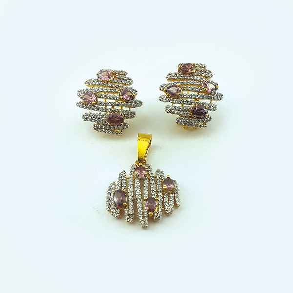 LOCKET SET IN ZIRCON AND AMETHYST-0 (6239951683767)