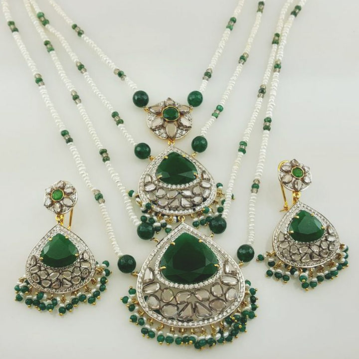 Necklace Set with Jade-0 (6239972753591)