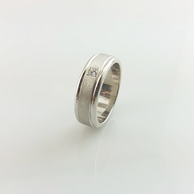 Gents Band in Shiny & Matt Finished-1531 (6239968362679)