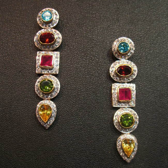 Earrings in multi colours-0 (6239927664823)