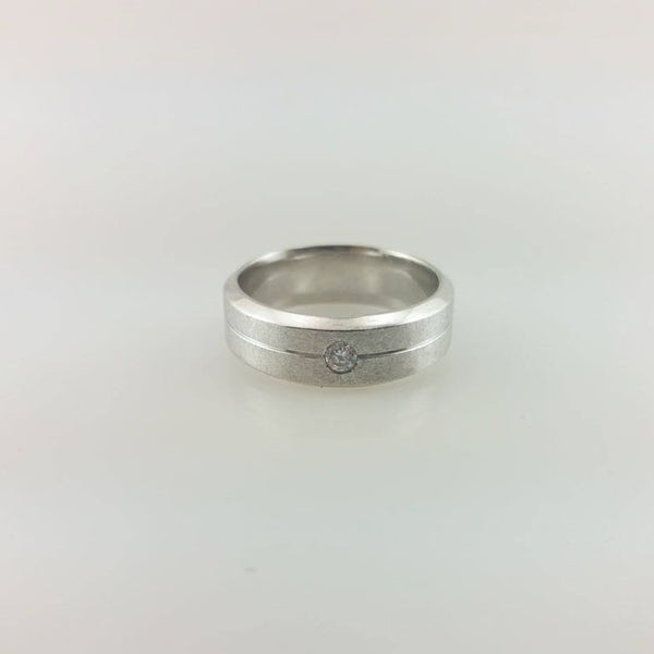 Gents Band With Zircon-0 (6239965479095)