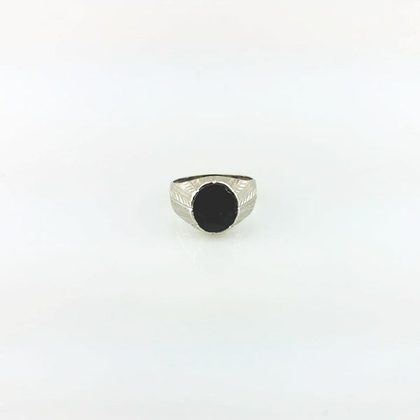 Gents Ring with Black Onyx-0 (6239965774007)