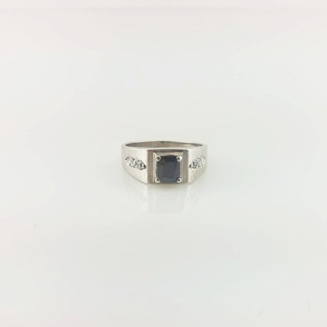 Gents Ring with Black Onyx-0 (6239966363831)