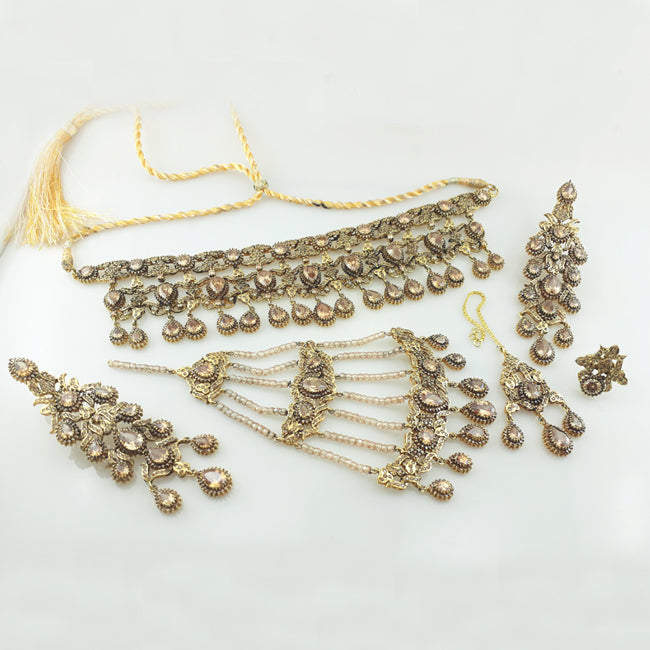 Necklace Set with Shampion Zircon-0 (6239968919735)