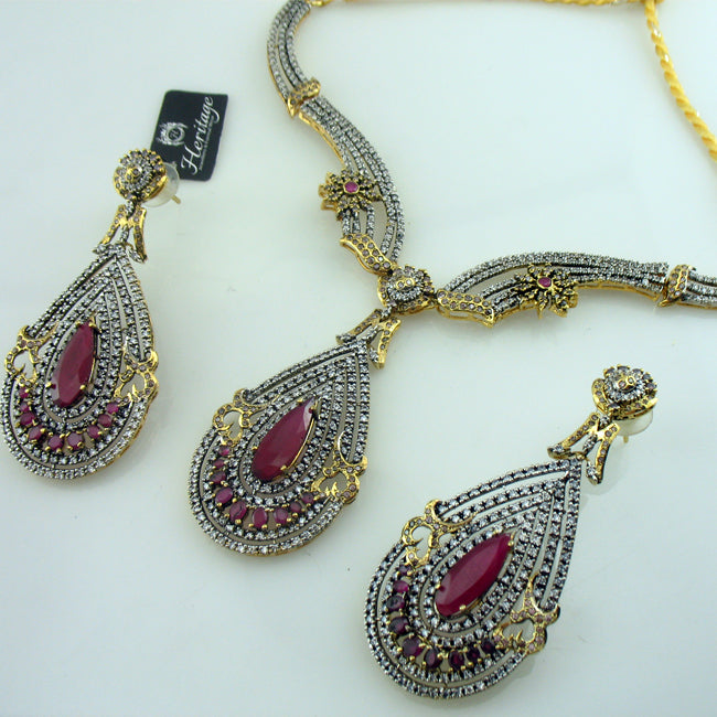 Necklace set in chetum-0 (6239927402679)