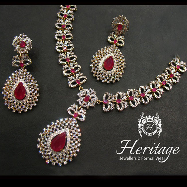 Necklace set in chetum-0 (6239922356407)